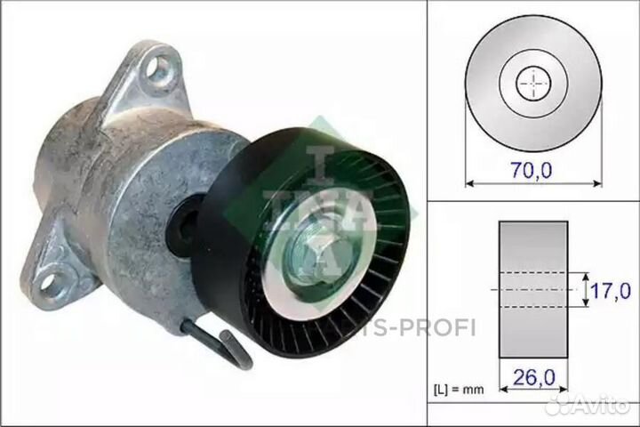 INA 534043910 Ролик натяжной приводного ремня