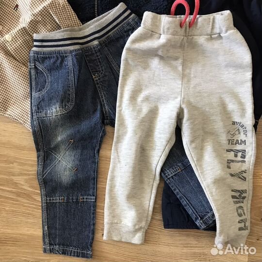Джинсы штаны свитер рубашка для мальчика 1-2 года