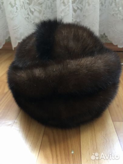 Шапка норковая 58 размер женская