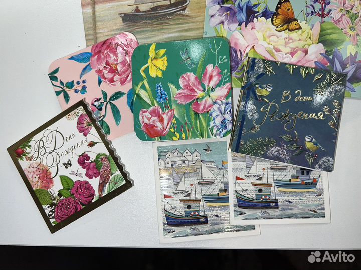 Открытки, конверты подарочные