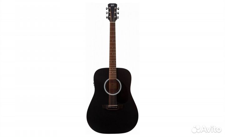 Электроакустическая гитара JET JDE-255 BKS
