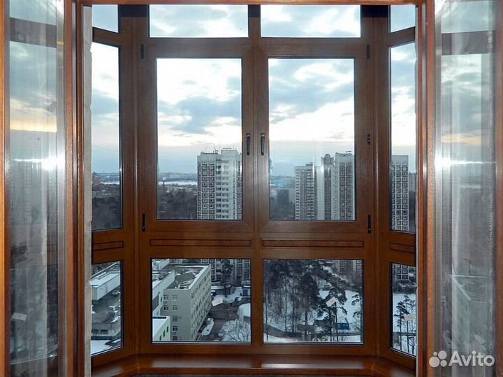 Остекление балконов и лоджий под ключ J5898