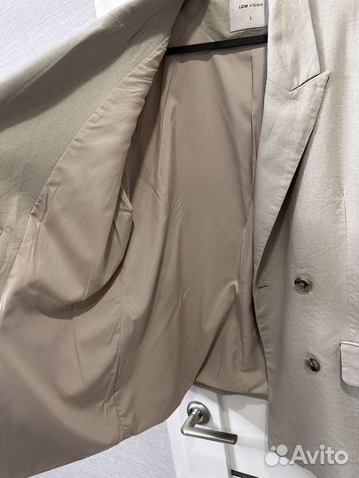 Пиджак с добавлением льна