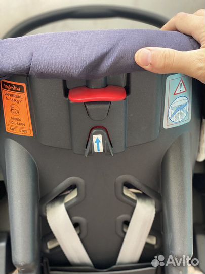 Автолюлька inglesina, база isofix