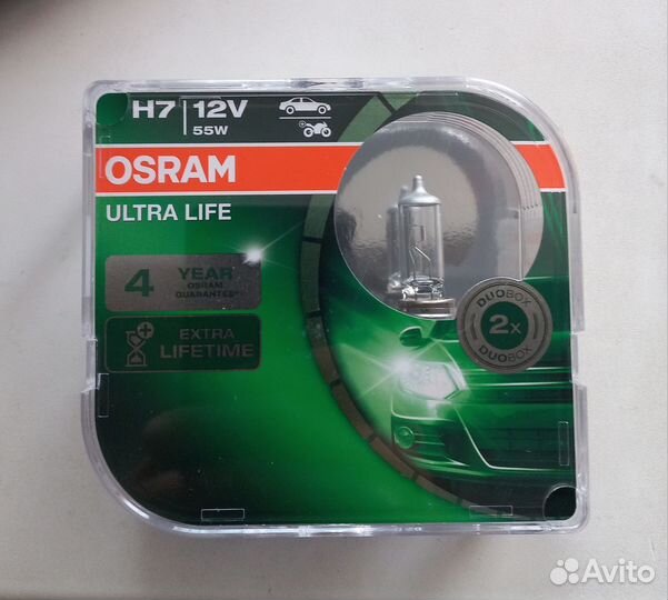 Лампы Osram ultra life