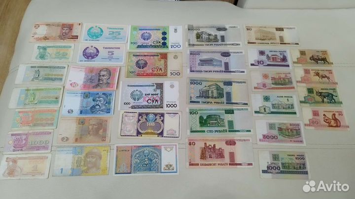 Боны (банкноты) разных стран