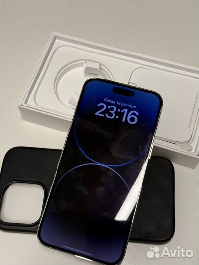 iPhone 14 pro max silver 256 dual sim