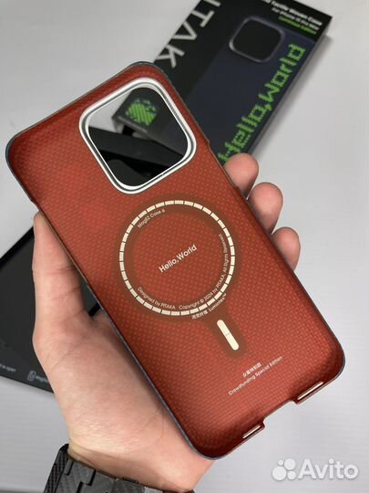 Чехол Pitaka Hello World iPhone 15 pro max