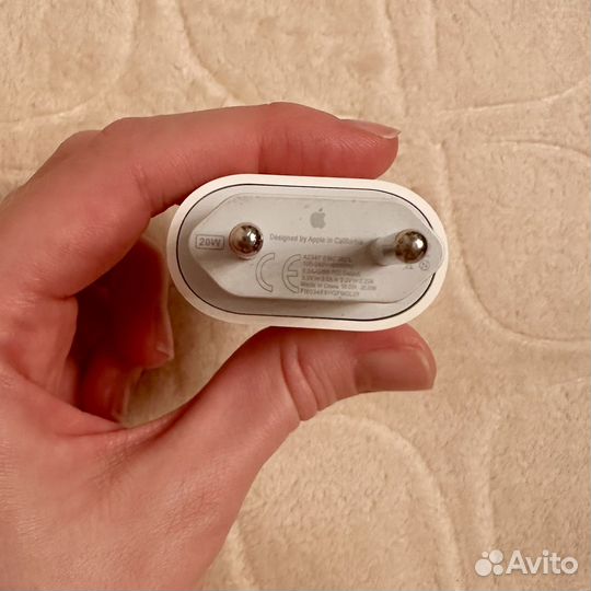 Вилка USB-C блок на запчасти apple оригинал