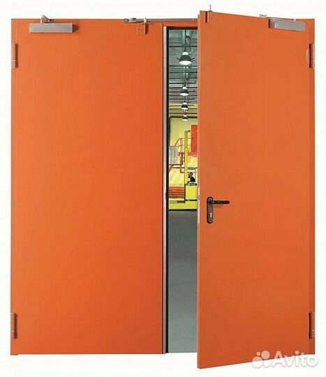 Дверь металлическая противопожарная N106