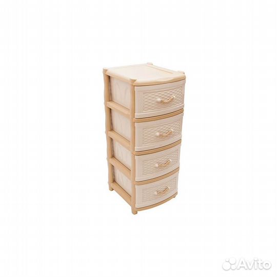 Комод Элластик с фасадом 495х395х860мм Плетёнка ми