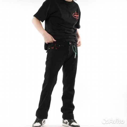 Джинсы true religion черные