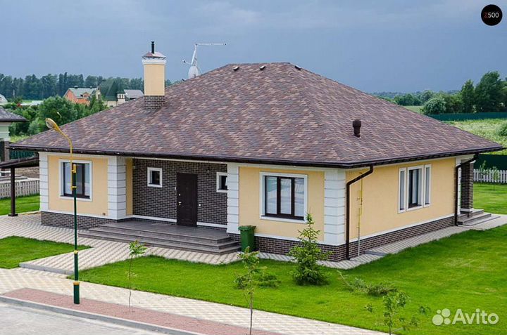 Проект готового дома, строительство коттеджа