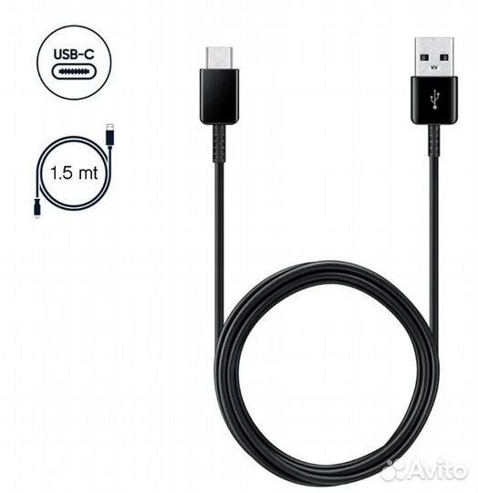 Кабель Samsung USB - Type-C EP-DG930I Black RU