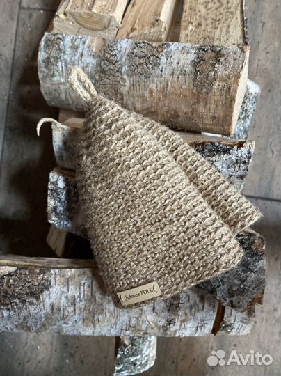 Шапка для бани и сауны, эко материал