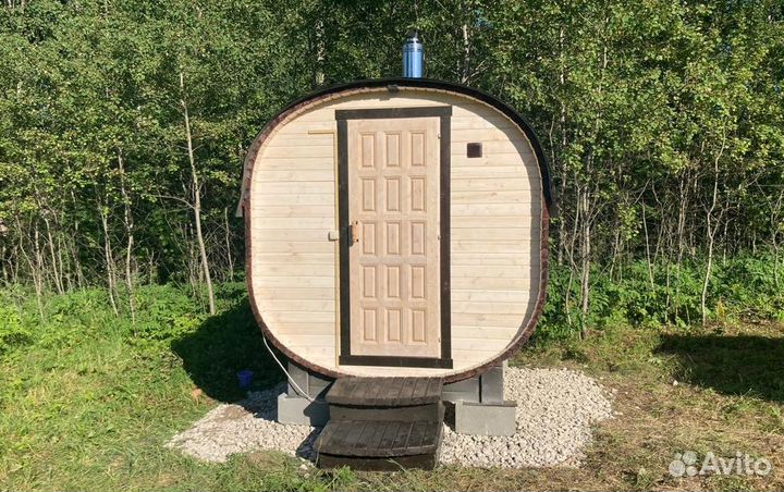 Круглая Баня бочка