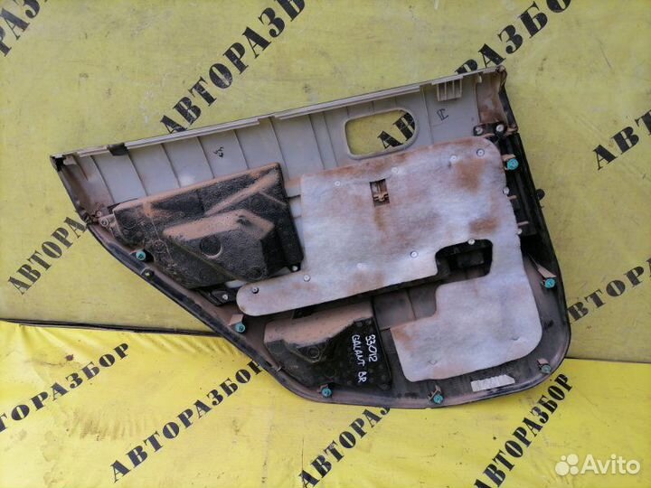 Обшивка двери задней правой Mitsubishi Galant 9