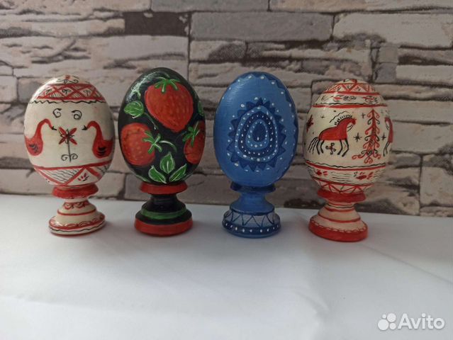 Деревянная заготовка для росписи в форме яйца