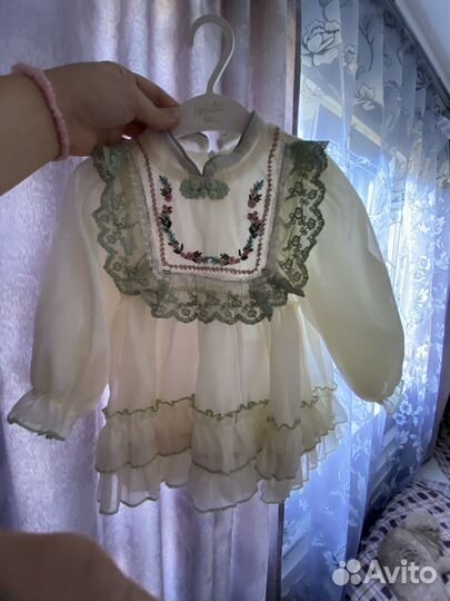 Платье для девочки 90
