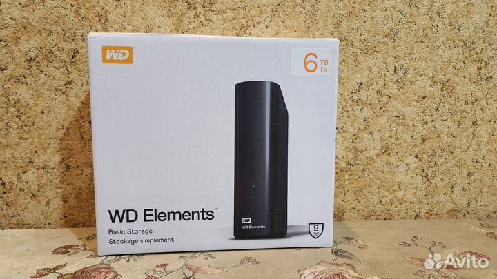 Внешний жесткий диск WD Elements 6TB