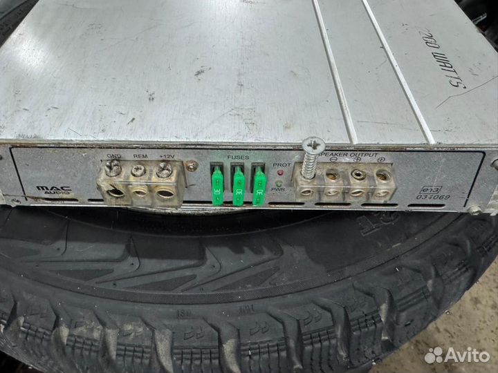 Сабвуфер и усилитель