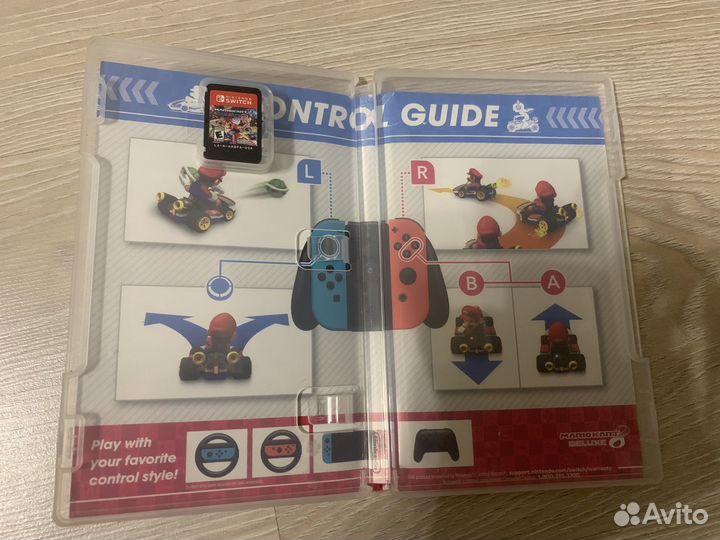 Mario kart 8 deluxe картридж