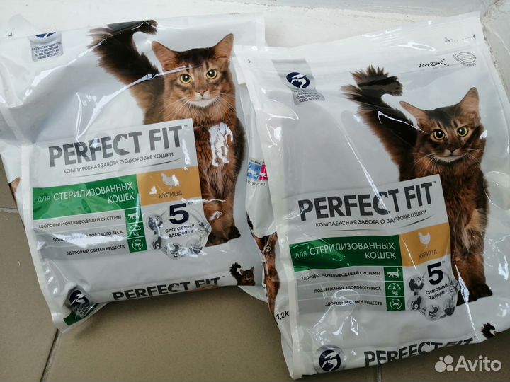 Корм для кошек Purina и Perfect Fit