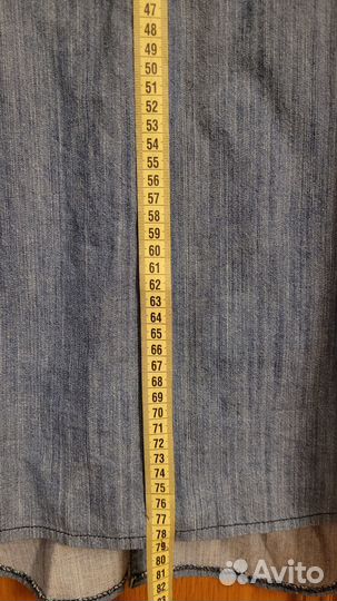 Женская джинсовая рубашка ASOS оверсайз