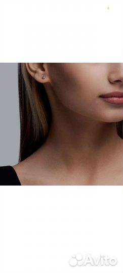 Серьги новые серебро