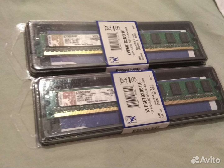 Оперативная память kvr667d2n5/1G запечатана