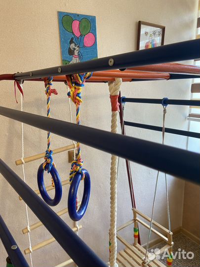 Детский спортивный комплекс Веселый малыш next