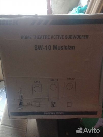 Санбуфер bbk sw-10 musician 200w