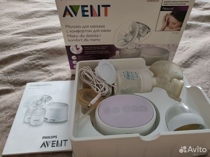 Молокоотсос avent электрический