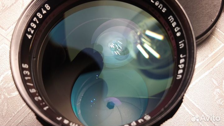 Super-Takumar 135mm f/2.5 M42 1969г. коллекционный