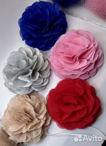 Цветы из ткани объявление продам