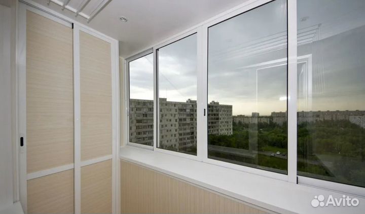 Окна на балкон раздвижное