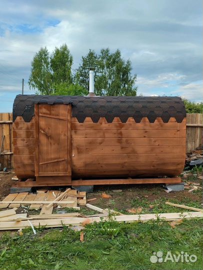 Бани-бочки под ключ