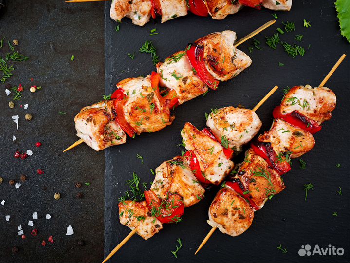 Шашлык филе бедра курицы