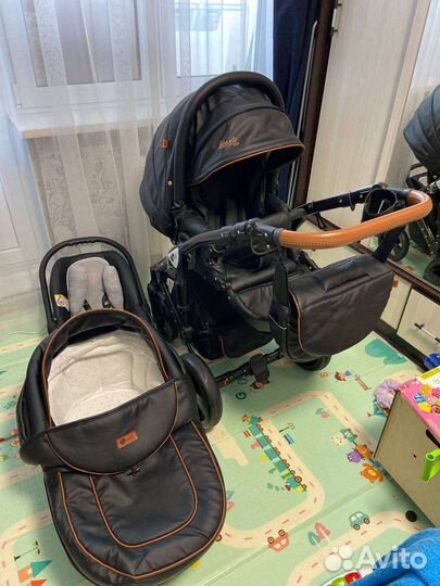 Коляска 3 в 1 Sevillababy Ravento Eco экокожа