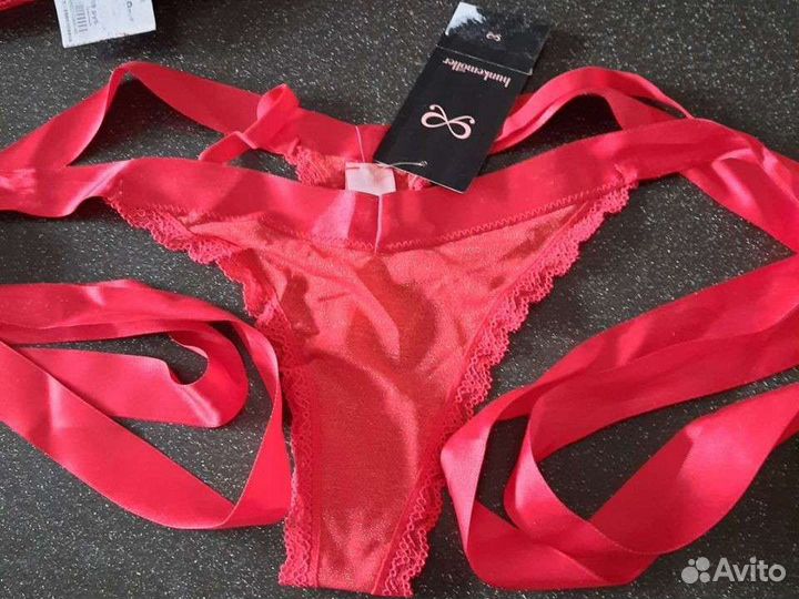 Красные трусики, колготки, сетка комбинезон