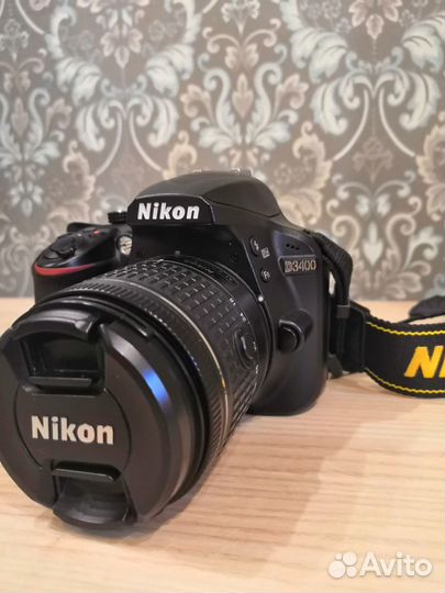 Зеркальная камера Nikon D3400 kit 18-55mm VR AF-P