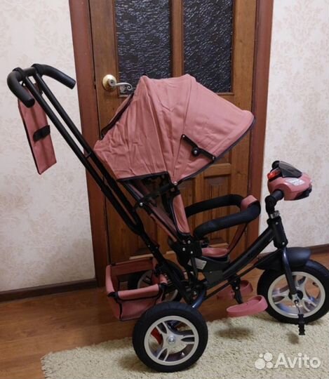 Трехколесный велосипед с родительской ручкой