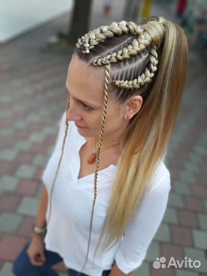 Афрокосы, кудри, дреды