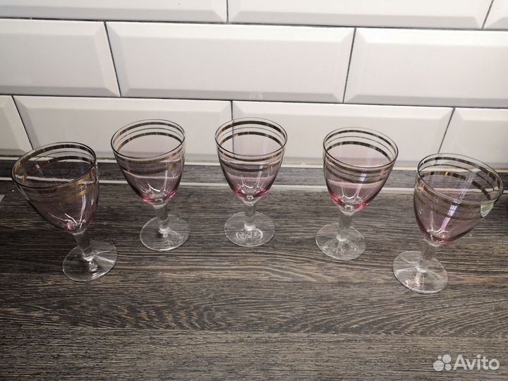 Фужеры рюмки стаканы
