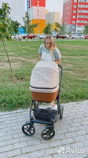 Коляска 3в1 адамекс амелия