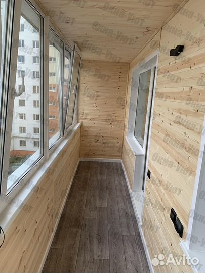 Остекление балконов / лоджий (утепление, отделка)