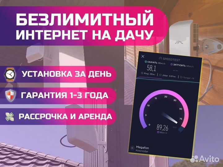 Оборудование для интернета в офис / на дачу / на т