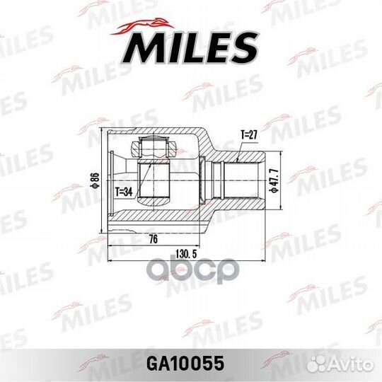 ШРУС внутренний ssangyong kyron 05-12/actyon 01