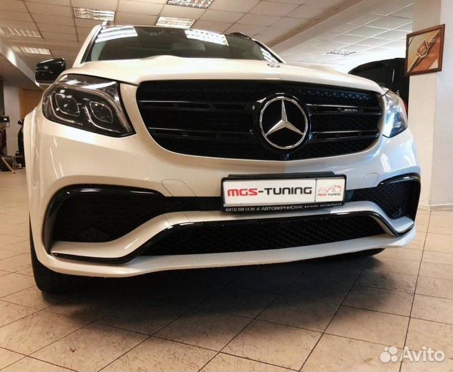 Комплект Бампер + диффузор GLS