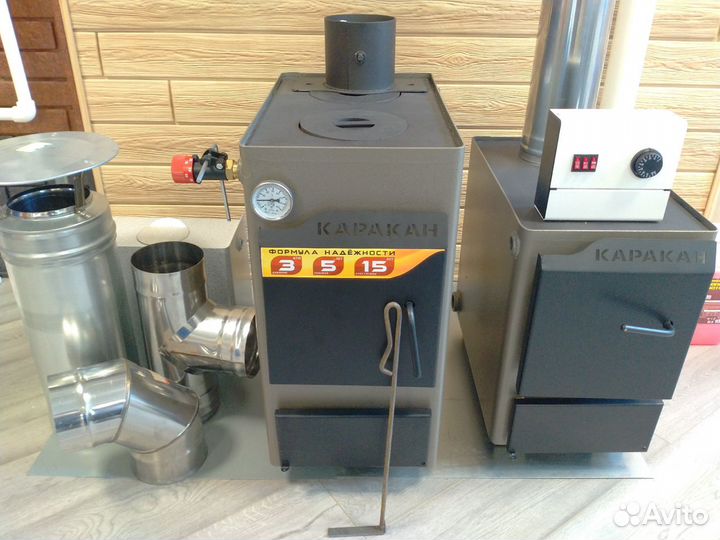 Твердотопливный котел каракан